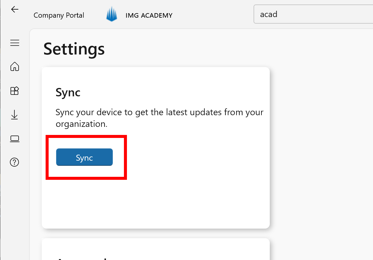 company portal settings sync.png